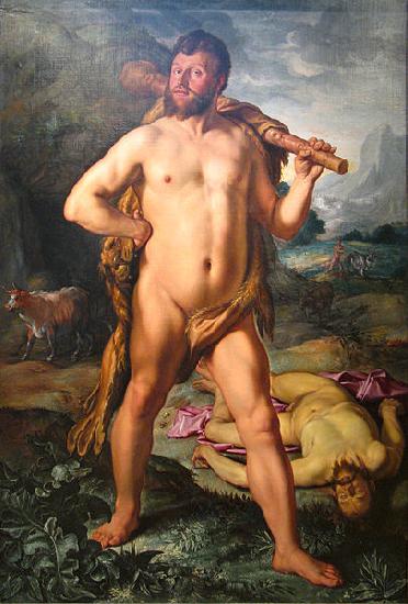 Hendrick Goltzius Hercules and Cacus oil painting image